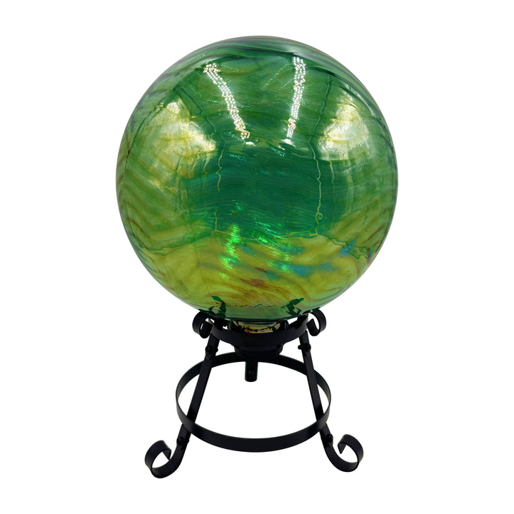 Glass Gazing Ball Green