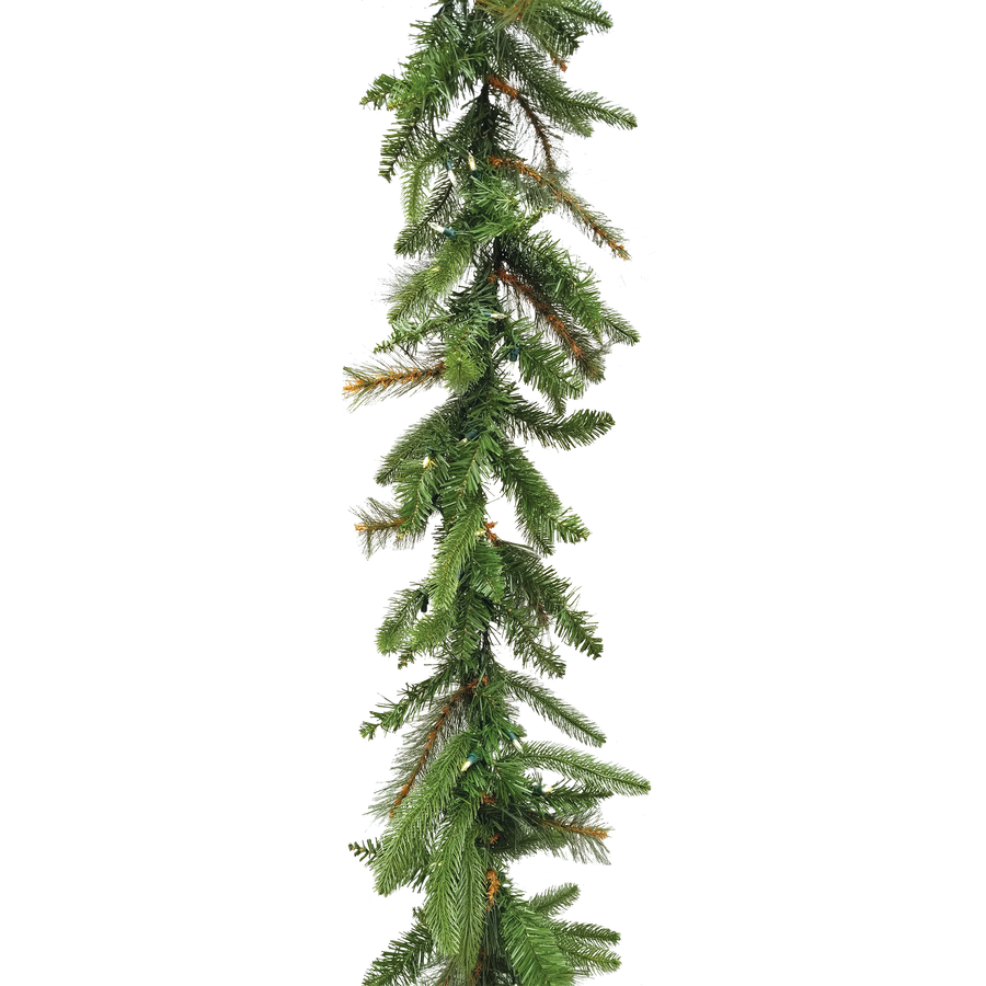 LED Battery Operated Northern Mixed Greens Garland
