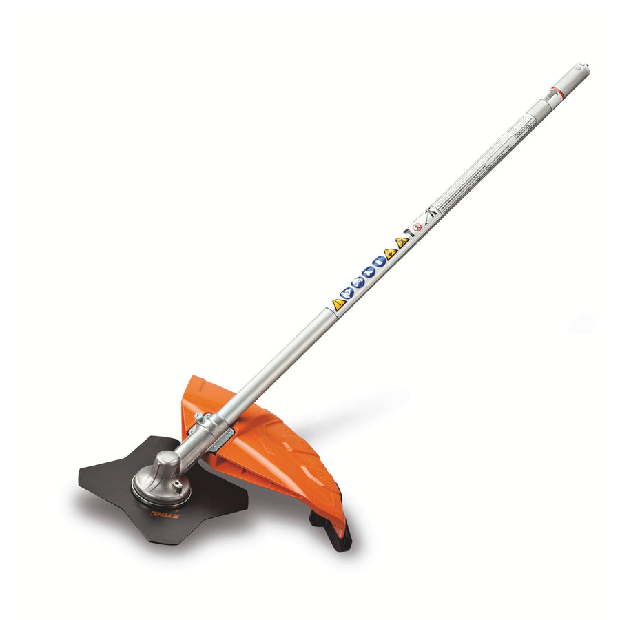 FS-KM Brushcutter with Four-Tooth Grass Blade