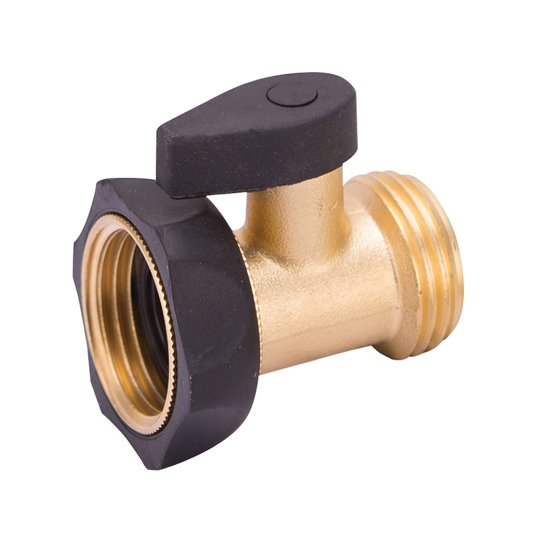 Landscapers Select One Port Hose Shut-Off Valve Brass