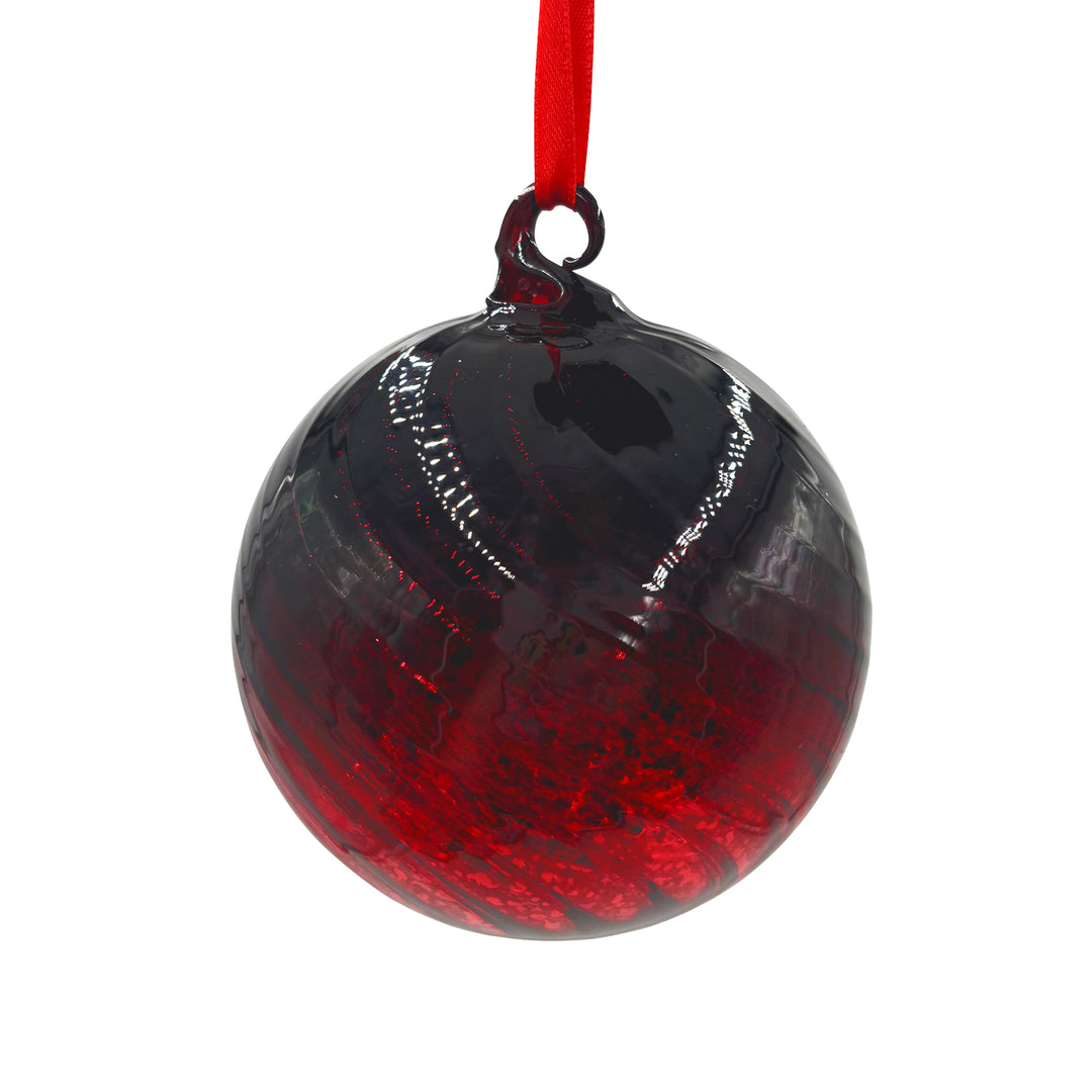 Red Glass Ball Ornament
