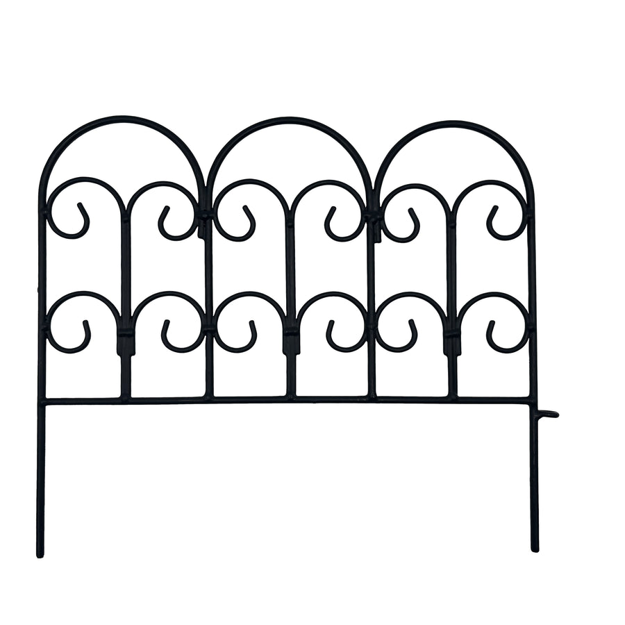 Decorative Scroll Design Garden Fence