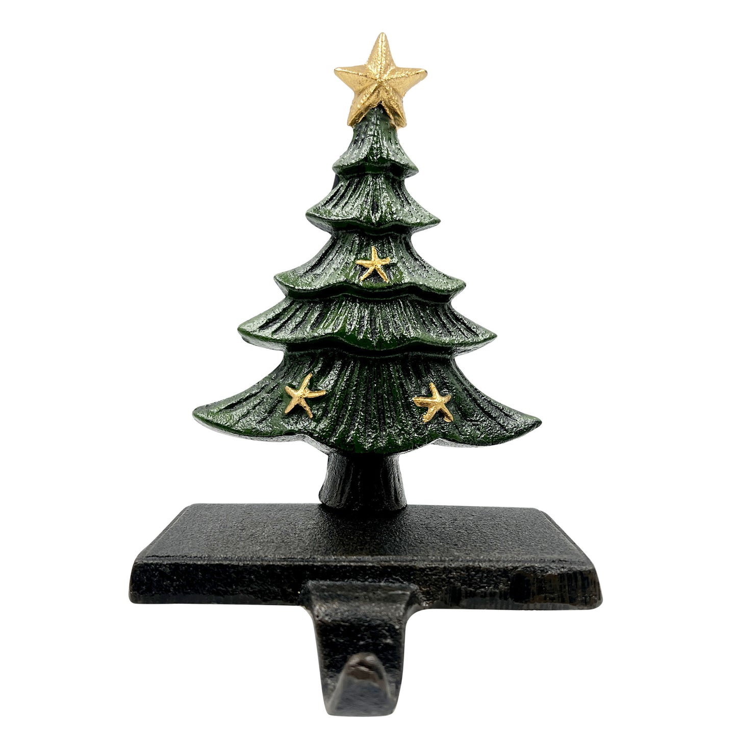 Cast Iron Christmas Tree Stocking Holder