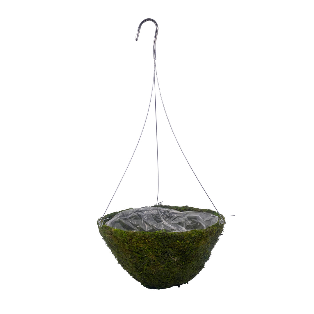 Moss Hanging Basket Planter Round