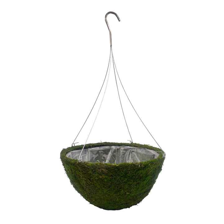 Moss Hanging Basket Planter Round 12 inch Diameter