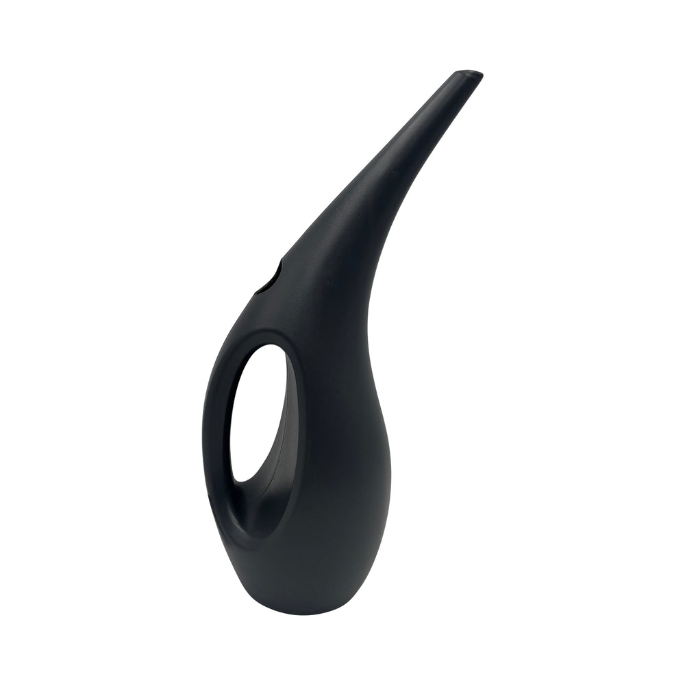 Modern Plastic Watering Can Black