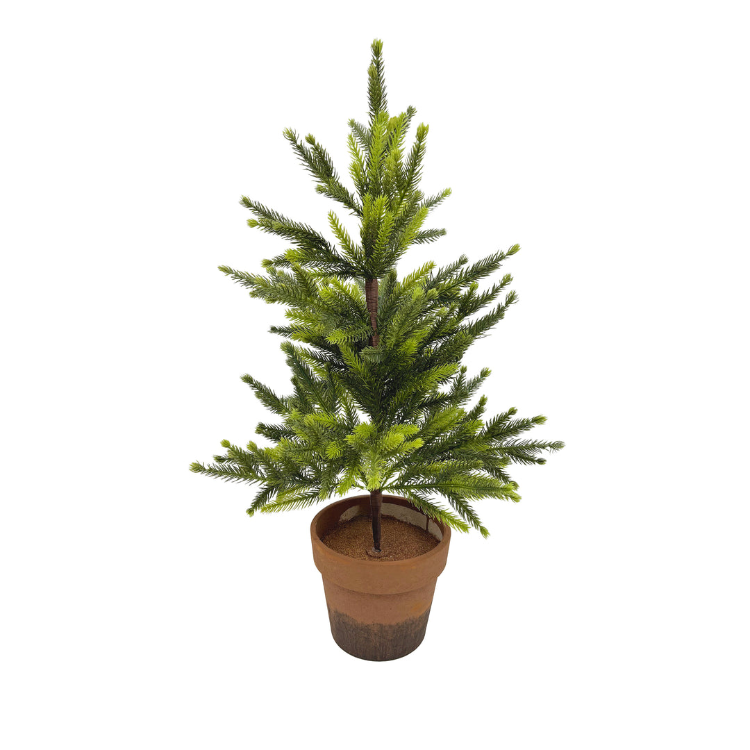 Artificial Pine Tree in Terra Cotta Pot