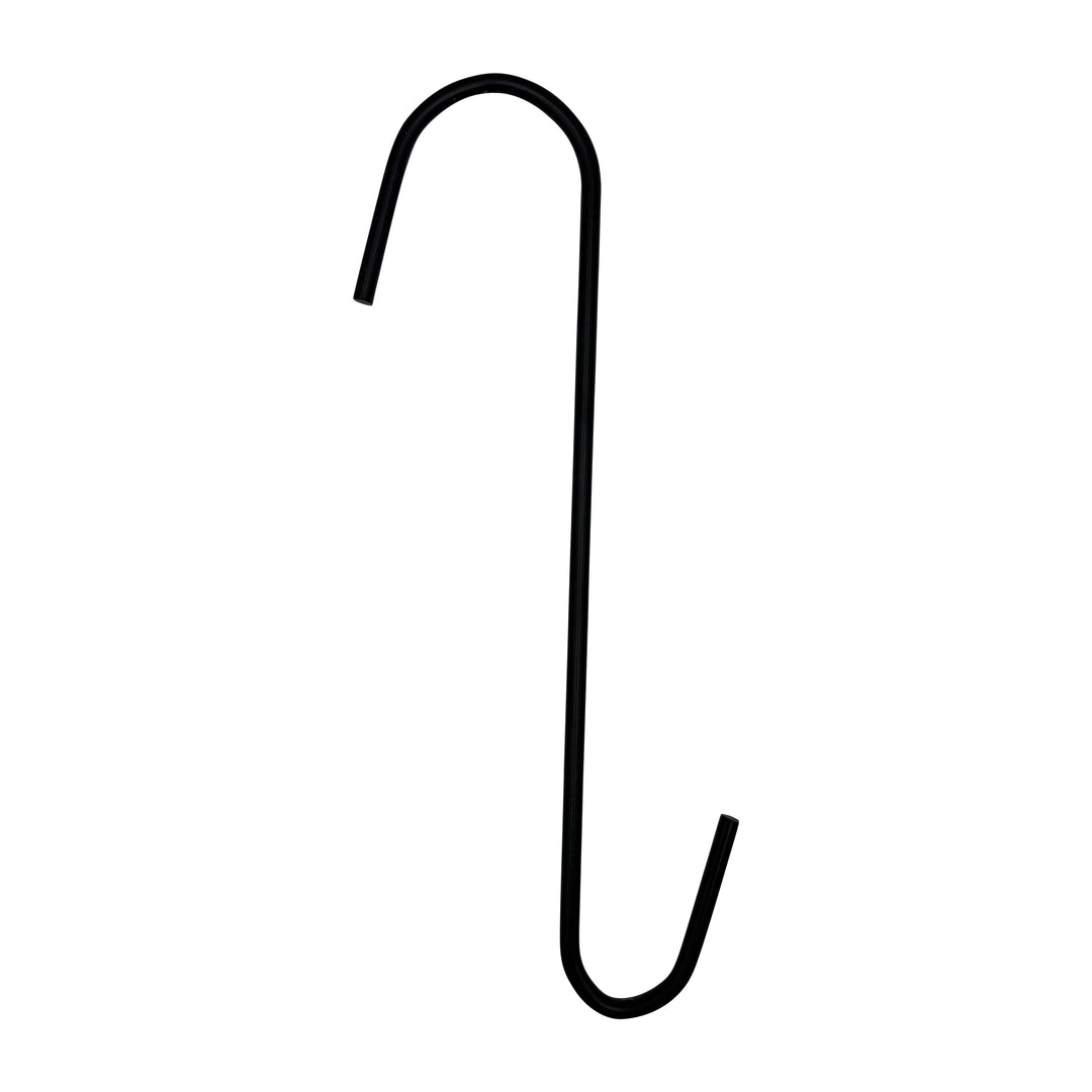 Black Metal S Hook 9 inches