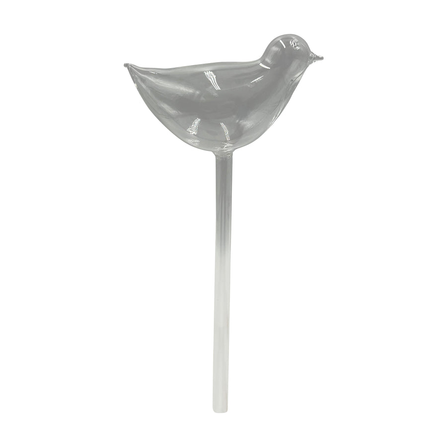Glass Bird Watering Globe