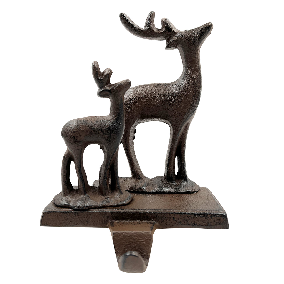 Deer & Fawn Iron Stocking Holder