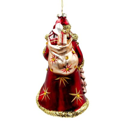 Santa Carrying Toys Ornament