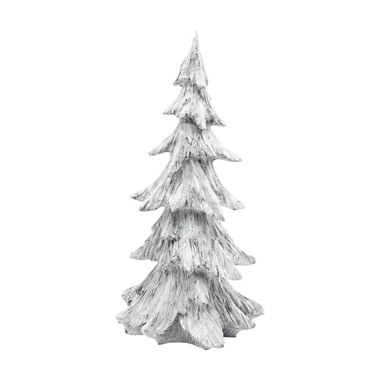 White Wood-Like Resin Tabletop Tree 17"