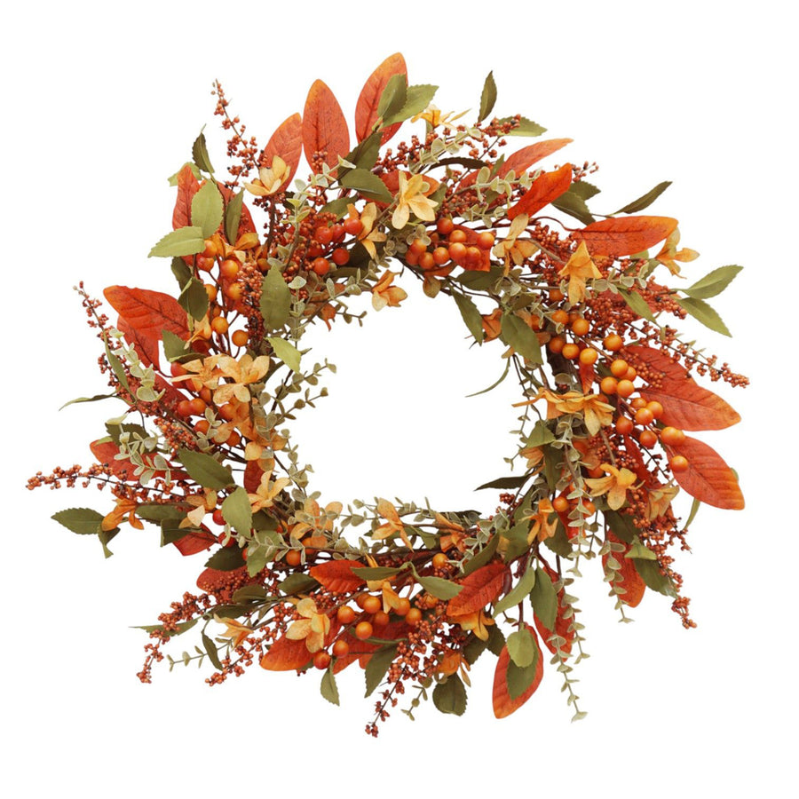 Fall Foliage & Berry Wreath