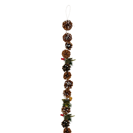 Pinecone & Berry Garland 5'