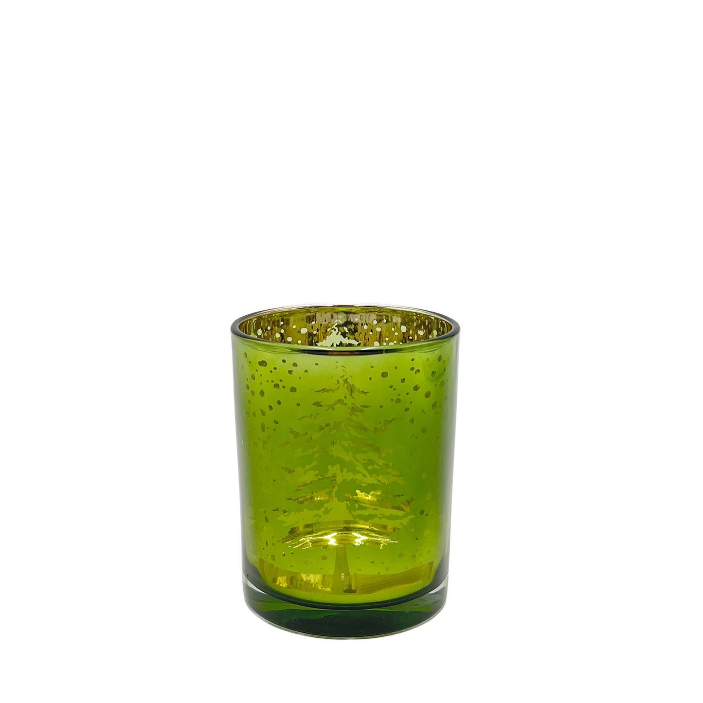 Green Forest Tea Light Holder 3"