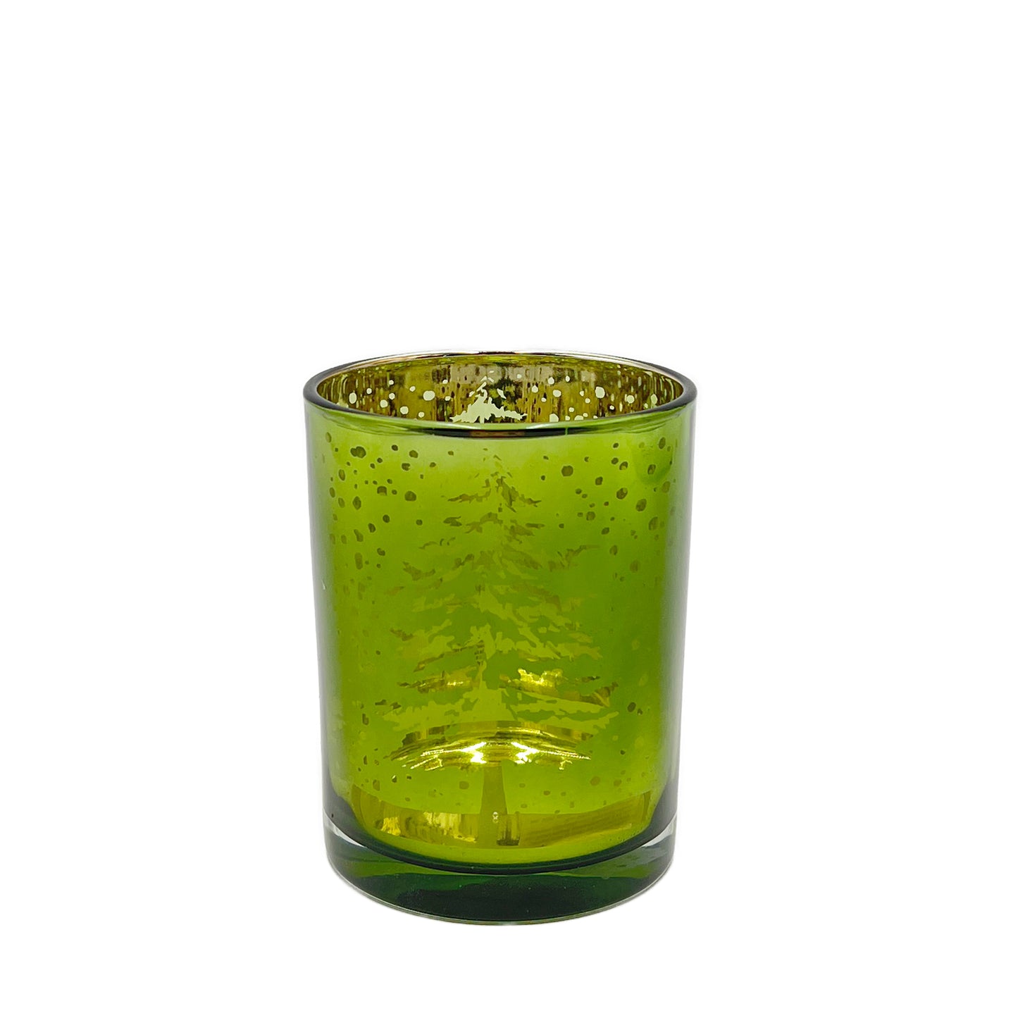 Green Forest Tea Light Holder 4"