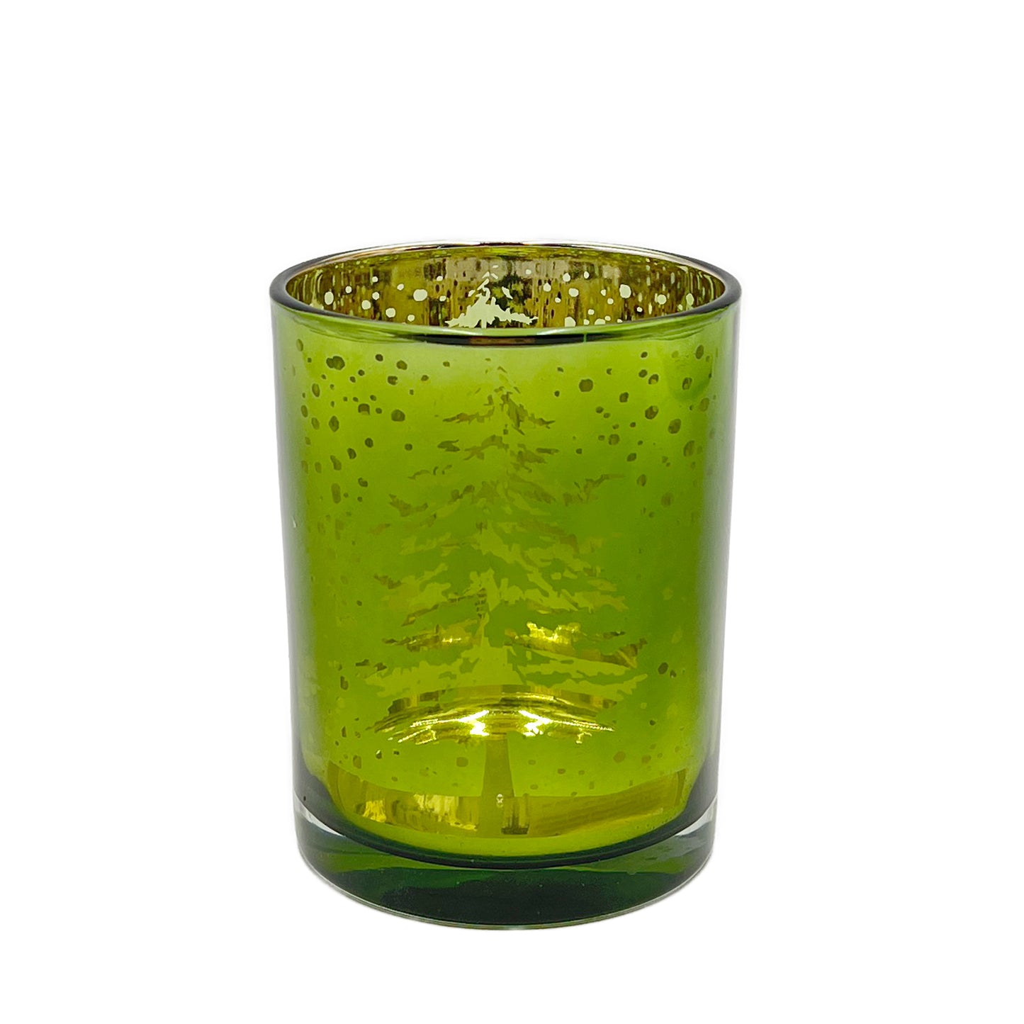 Green Forest Tea Light Holder 5"