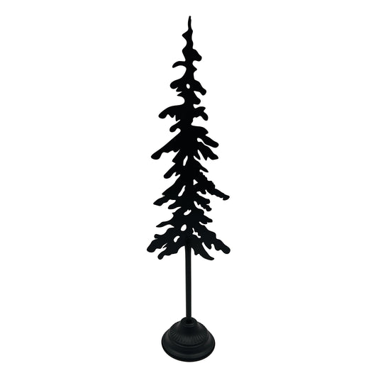 Metal Christmas Tree on Stand 19"