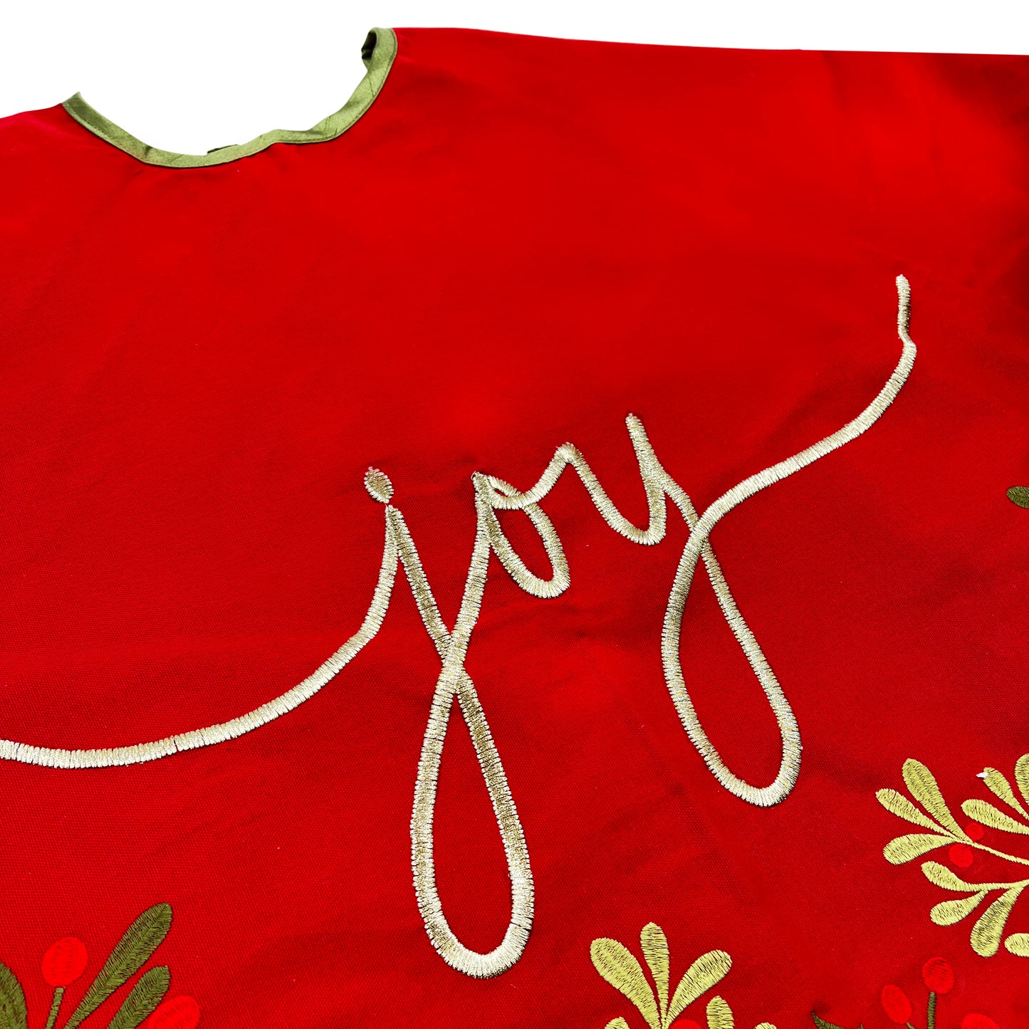 48" Red "Joy" Tree Skirt