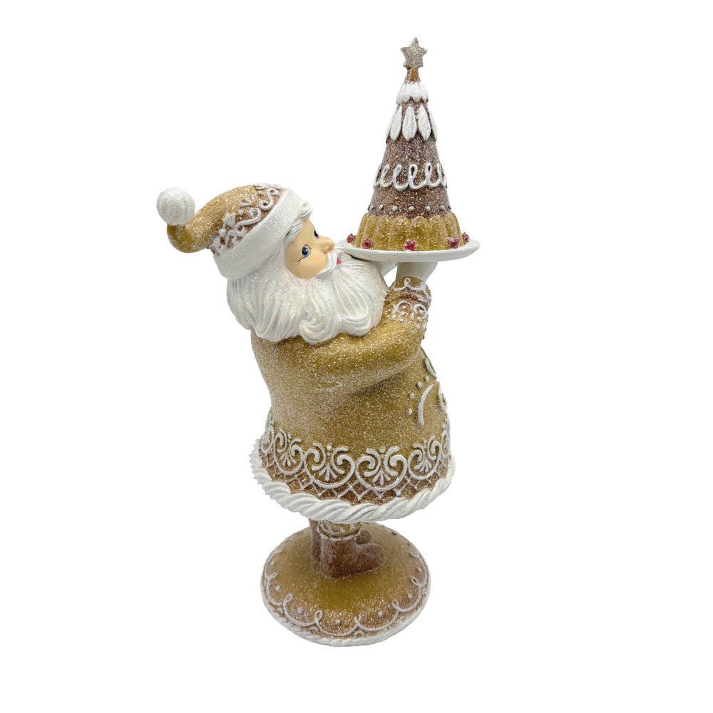 Gingerbread Santa with Cookie Tree