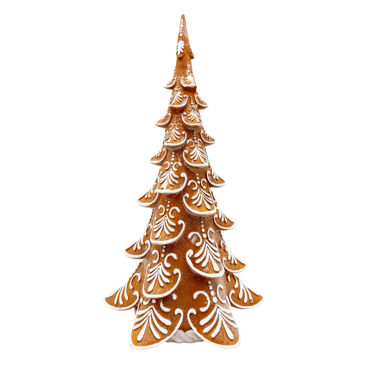 Lit Gingerbread Tree