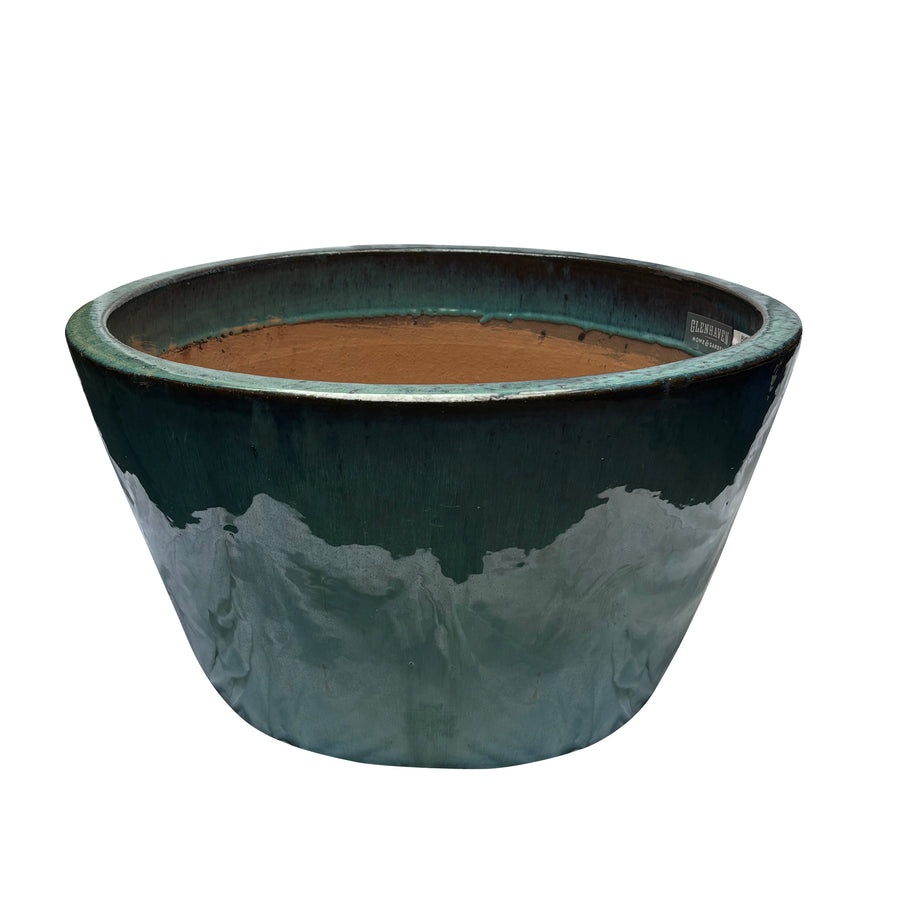 Tapered Low Bowl Pot Jade