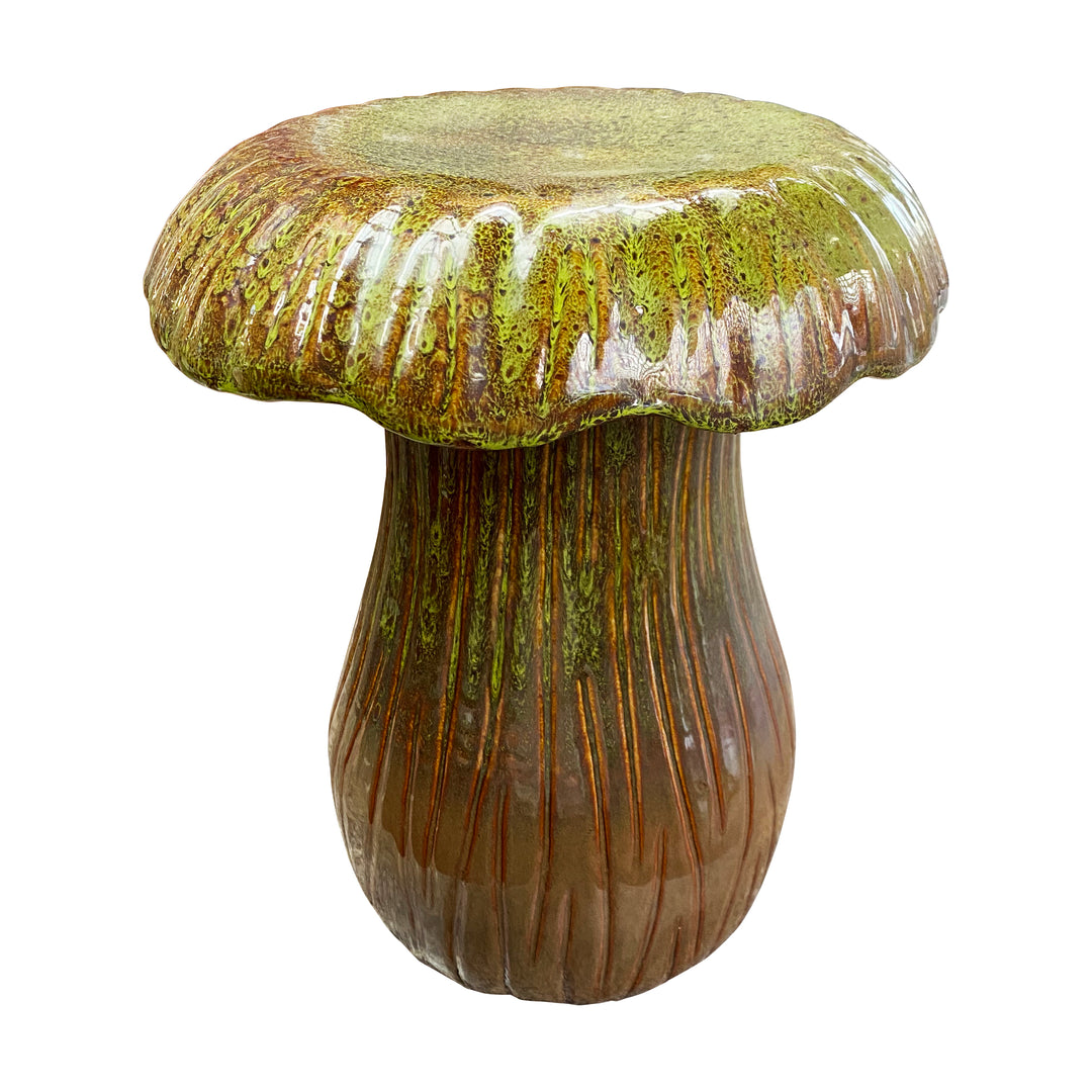 Ceramic Mushroom Garden Stool