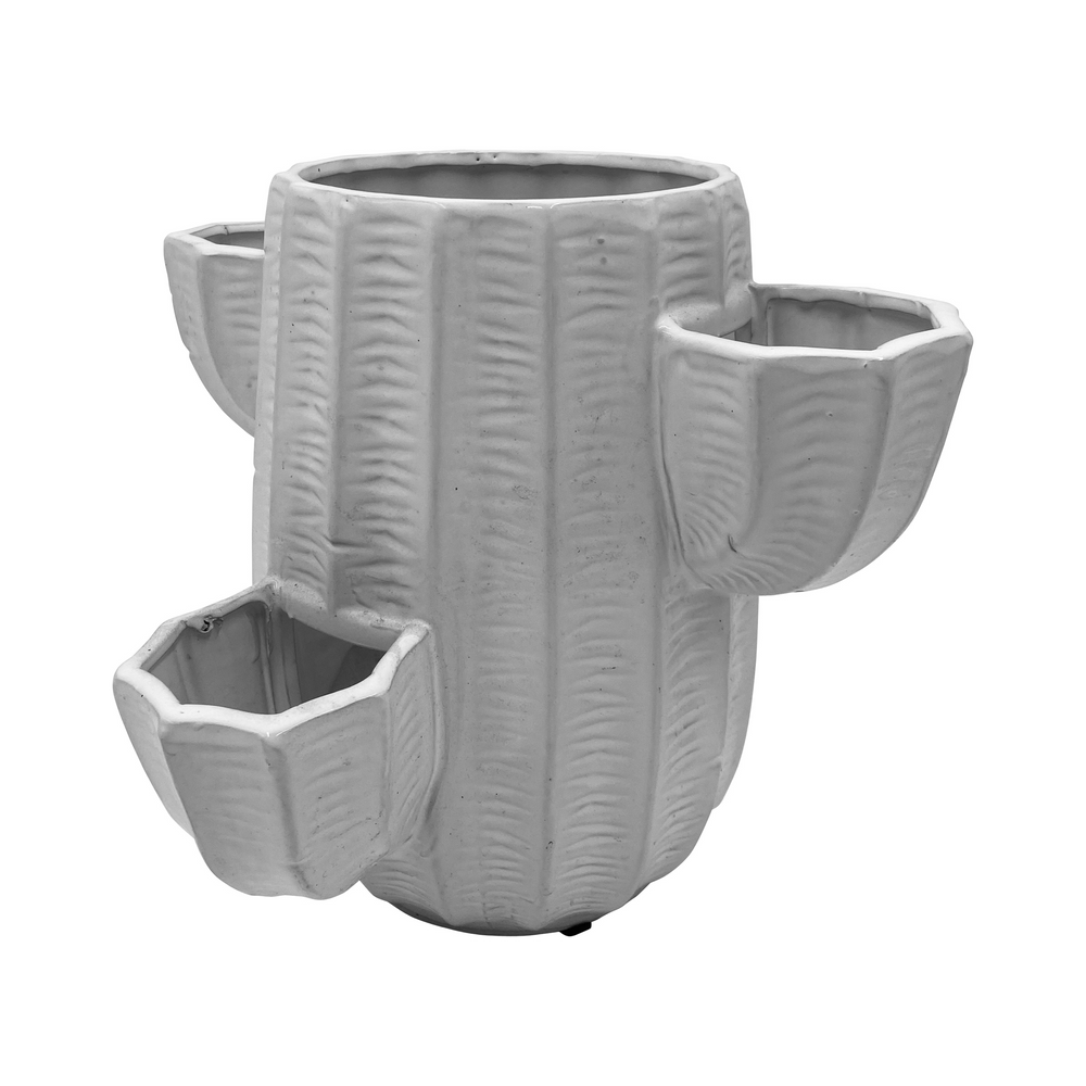 Ceramic Strawberry Planter White