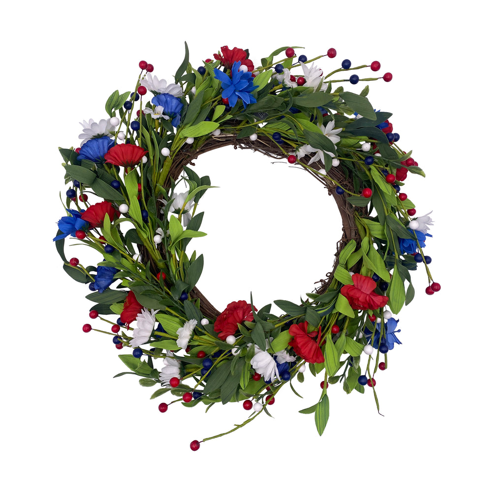 Americana Floral Wreath