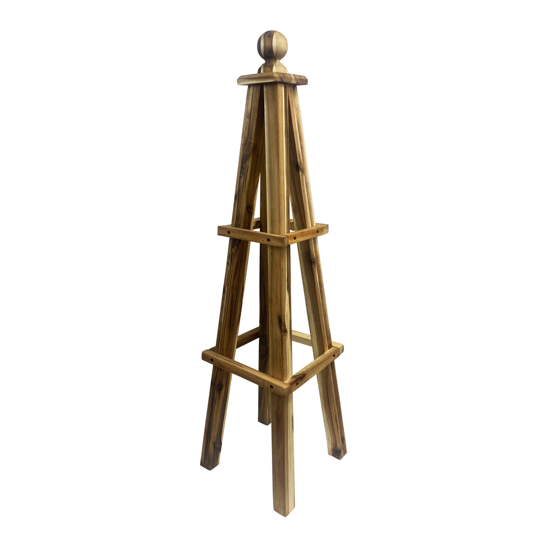 obelisk trellis wood Acacia Wood Obelisk – Gasper Home & Garden