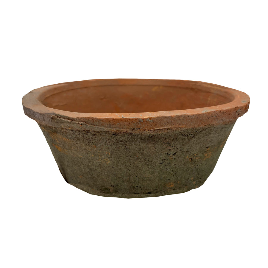 Antique Style Red Clay Dish Pot