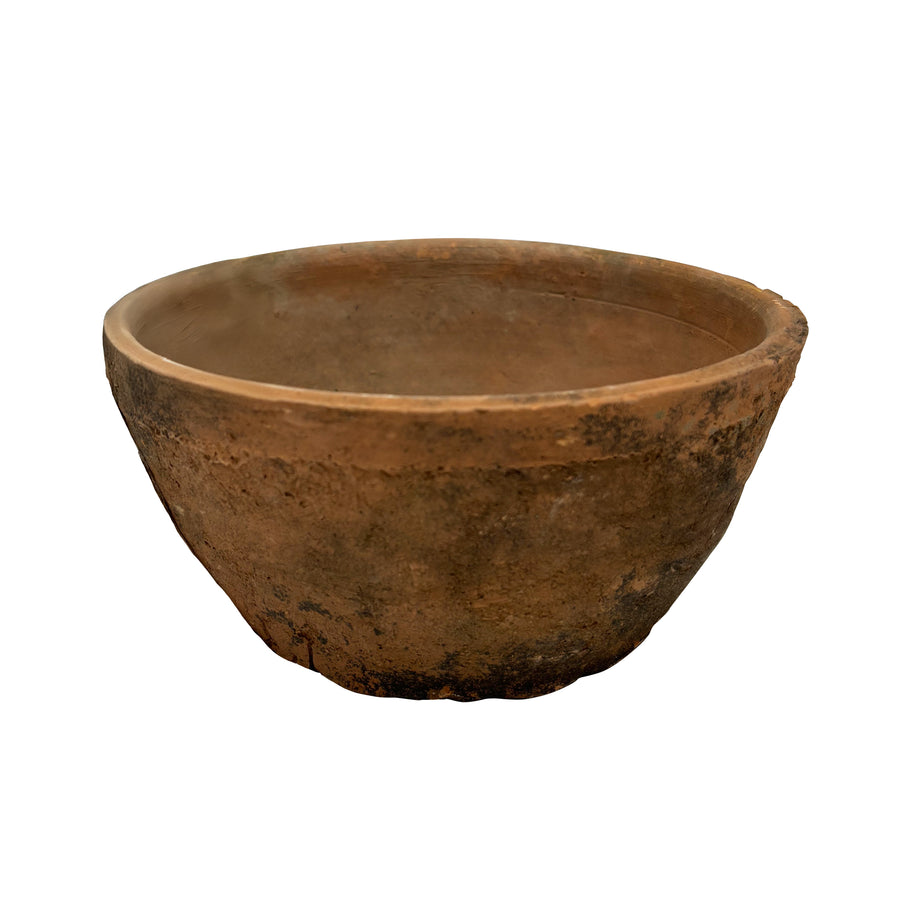 Antique Style Red Clay Bowl Pot