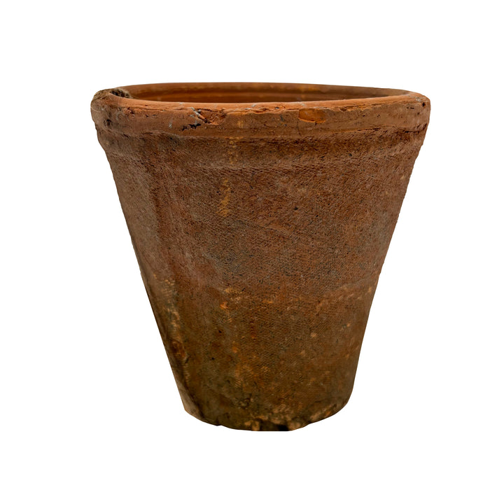Antique Red Clay Short Tomato Pot