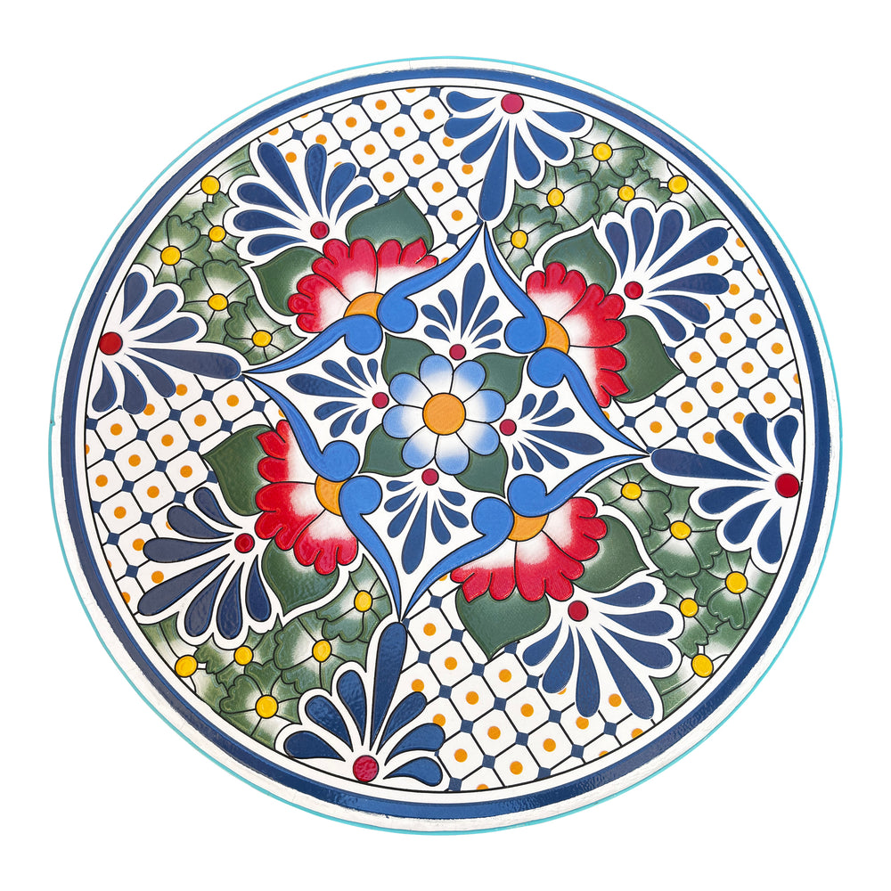 Mosaic Floral Bistro Set 3 Piece