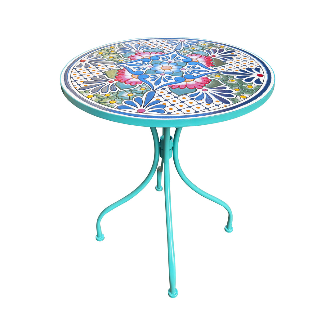 Mosaic Floral Bistro Set 3 Piece