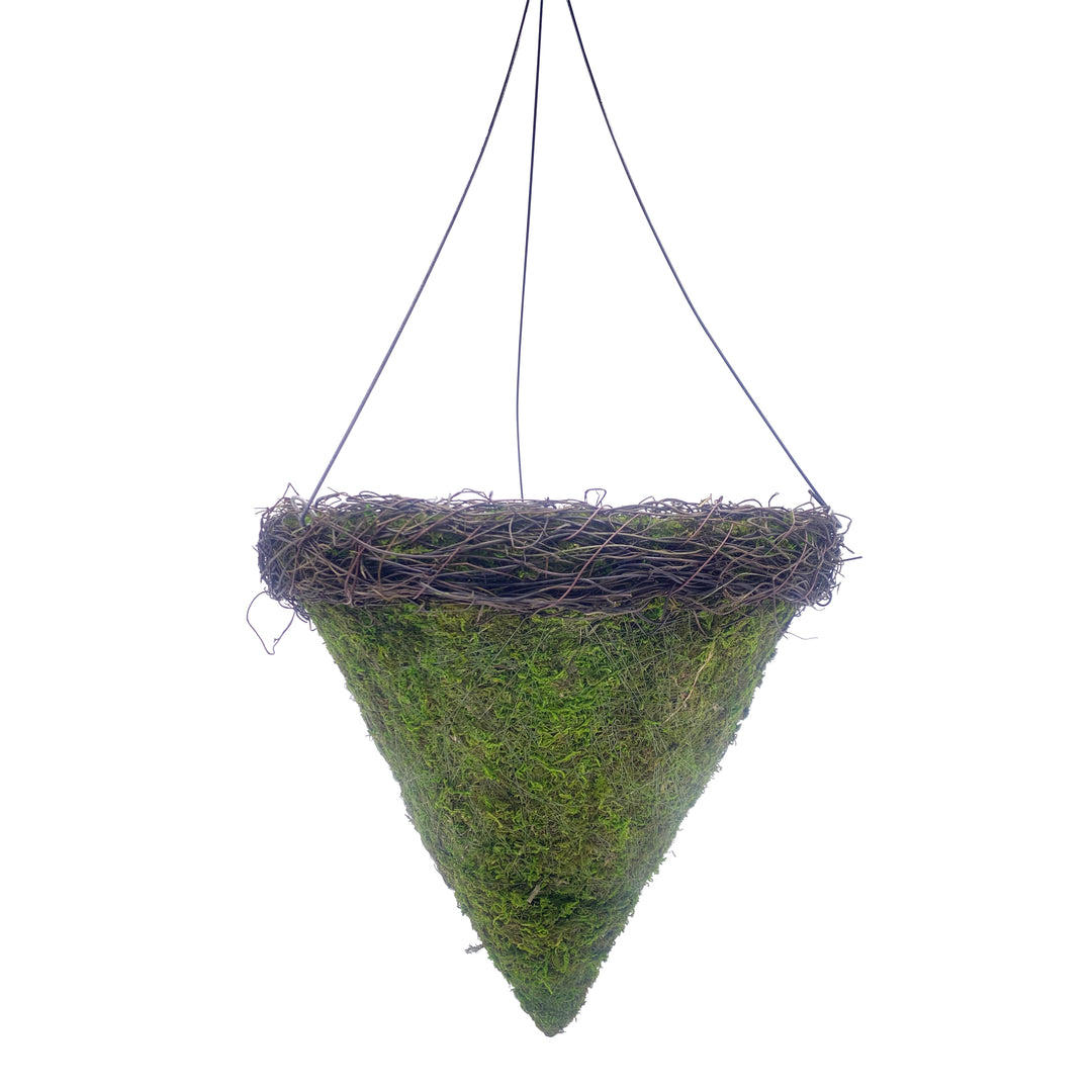 Moss Hanging Basket Planter Cone 14 inch Diameter