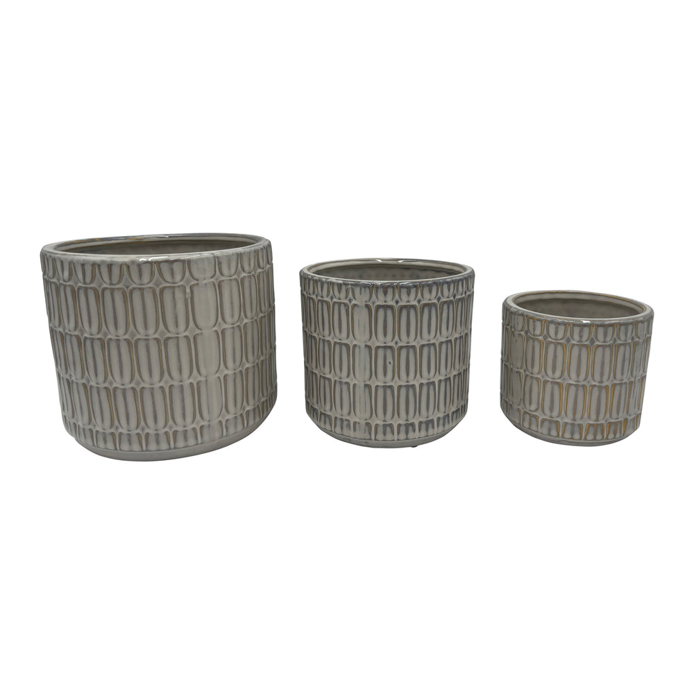 White U-Design Small Indoor Pot