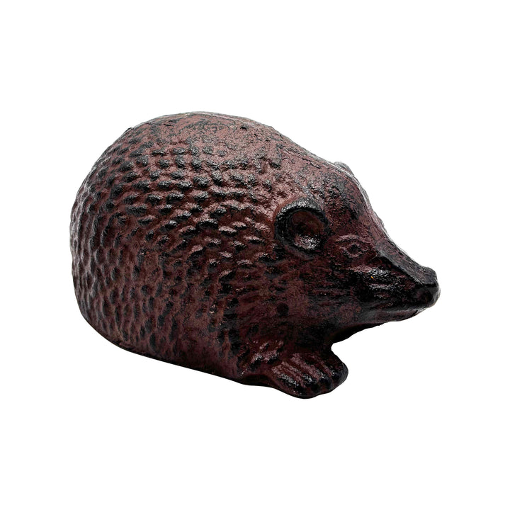 Cast Iron Hedgehog Figurine