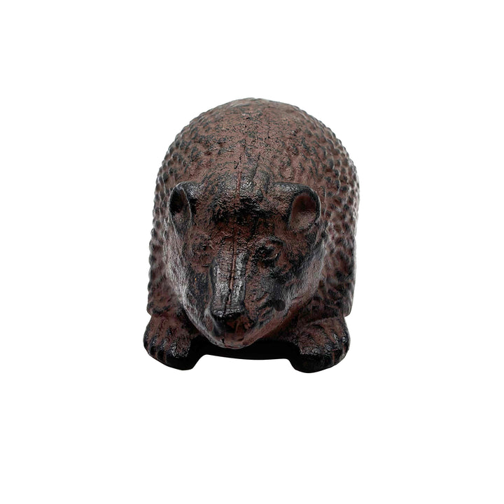 Cast Iron Hedgehog Figurine