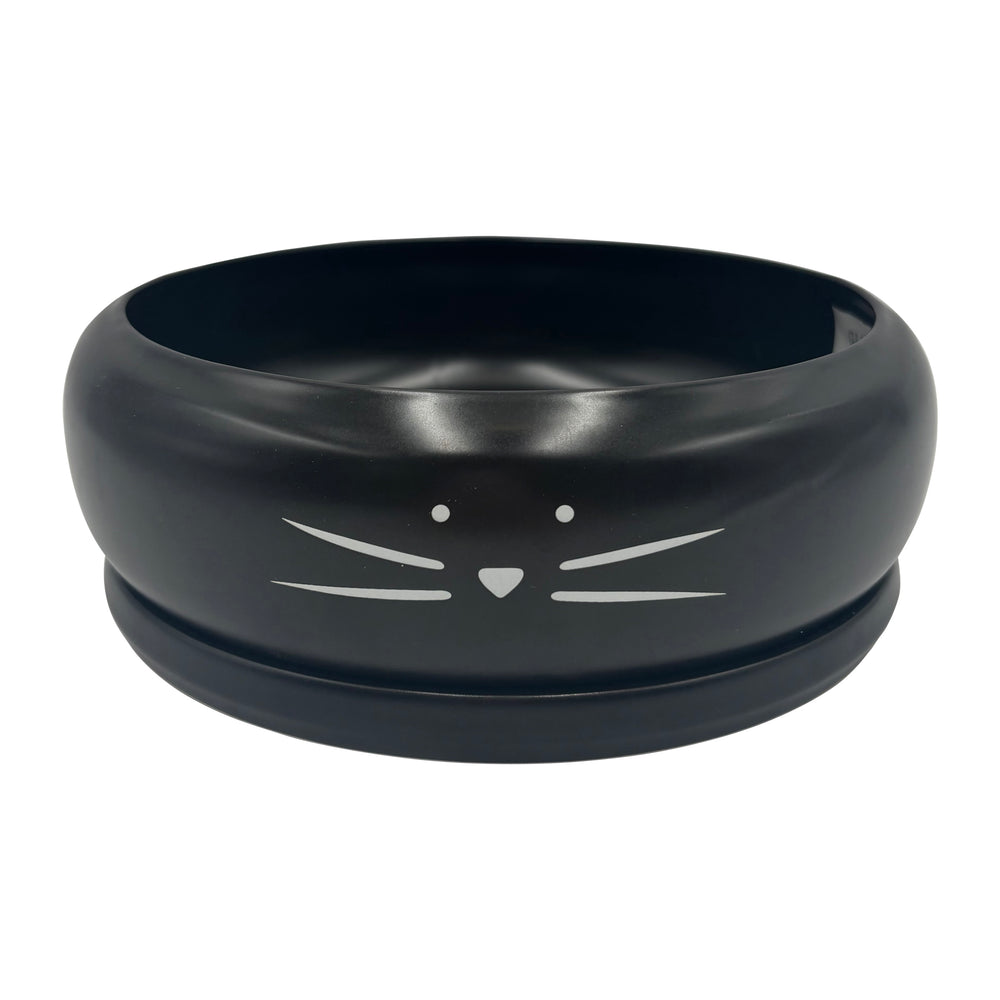 Cat Face Pot with Saucer