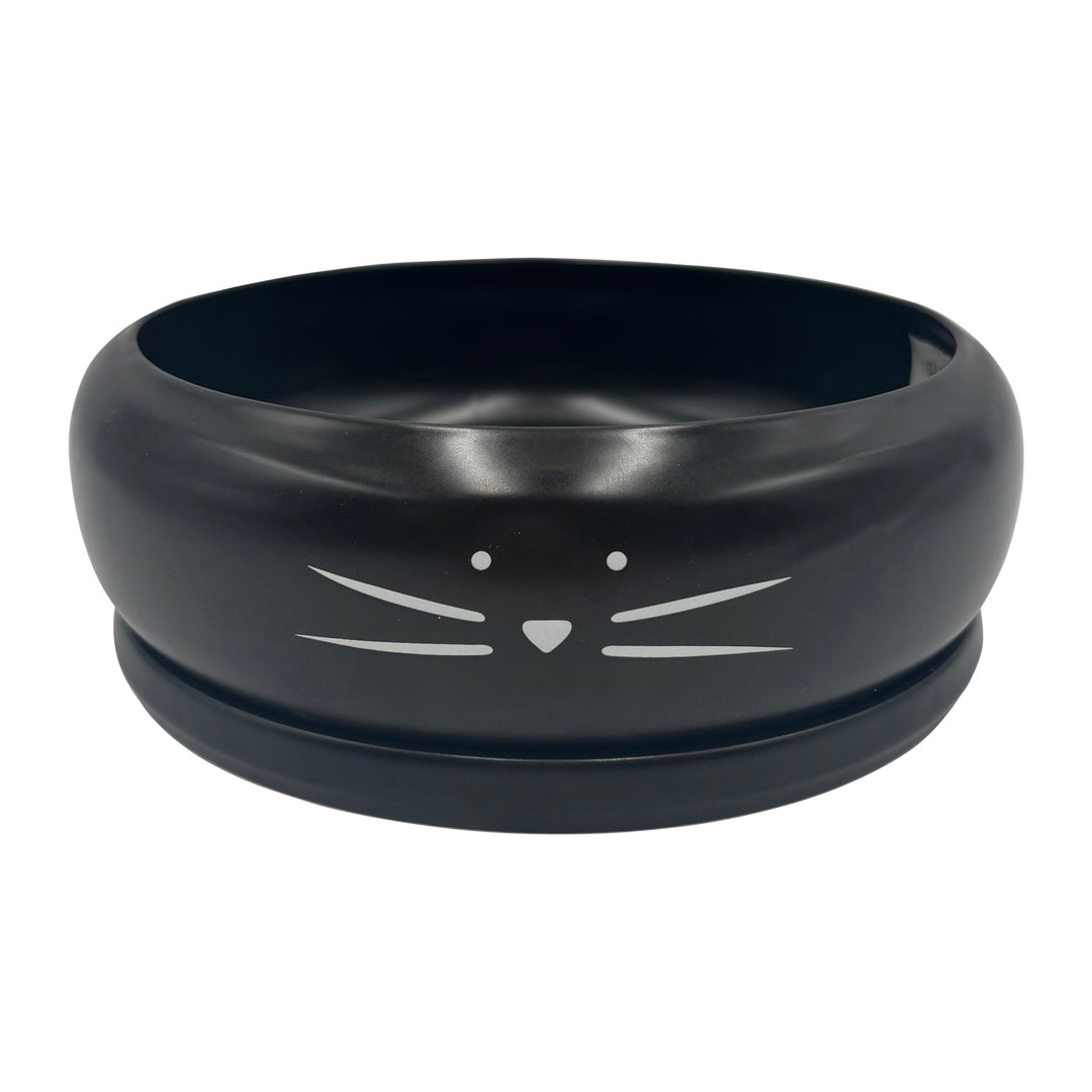 Cat Face Pot with Saucer