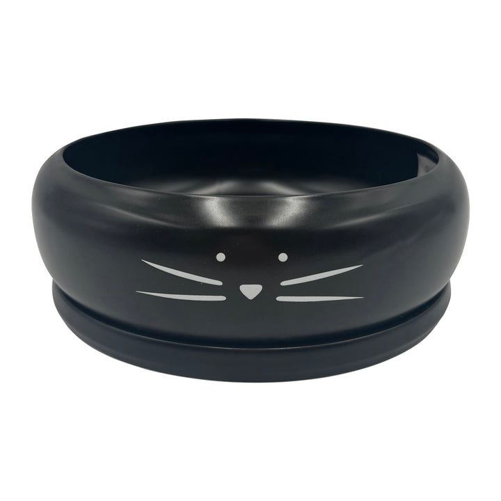 Cat Face Pot with Saucer