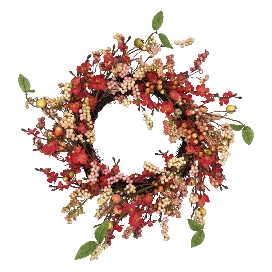 Orange Blossom & Berry Wreath