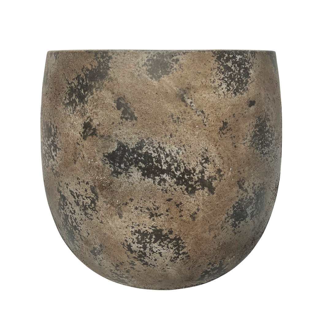 Brown Patina Ficonstone Pot