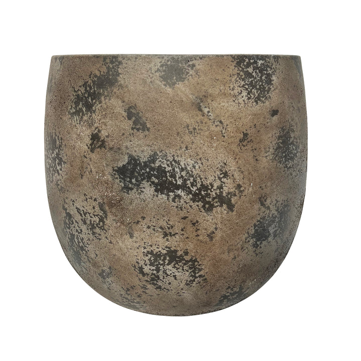 Brown Patina Ficonstone Pot