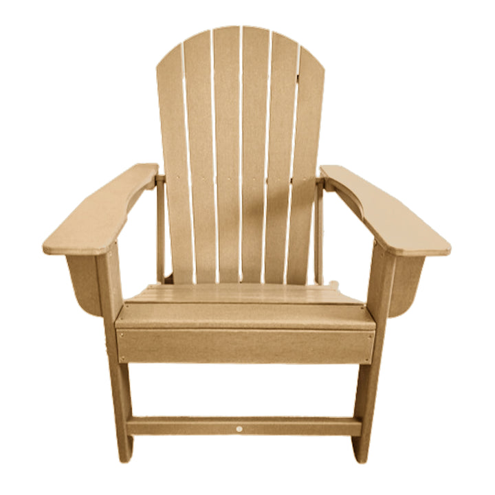 Folding Adirondack Chair Weathered Wood