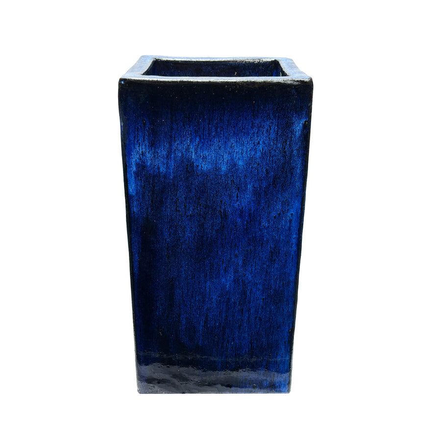 Straight Square Pot Running Blue