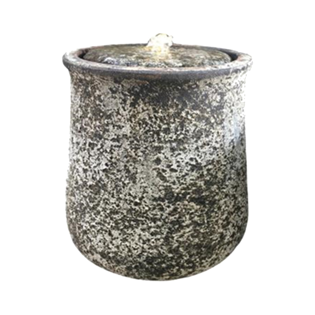 Rimmed Ceramic Fountain