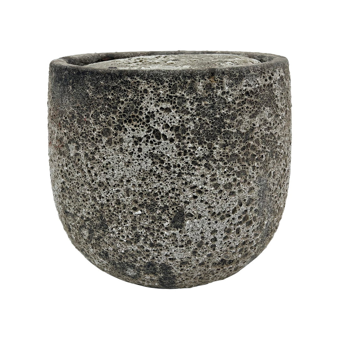 Ceramic Egg Fountain Snow Brown