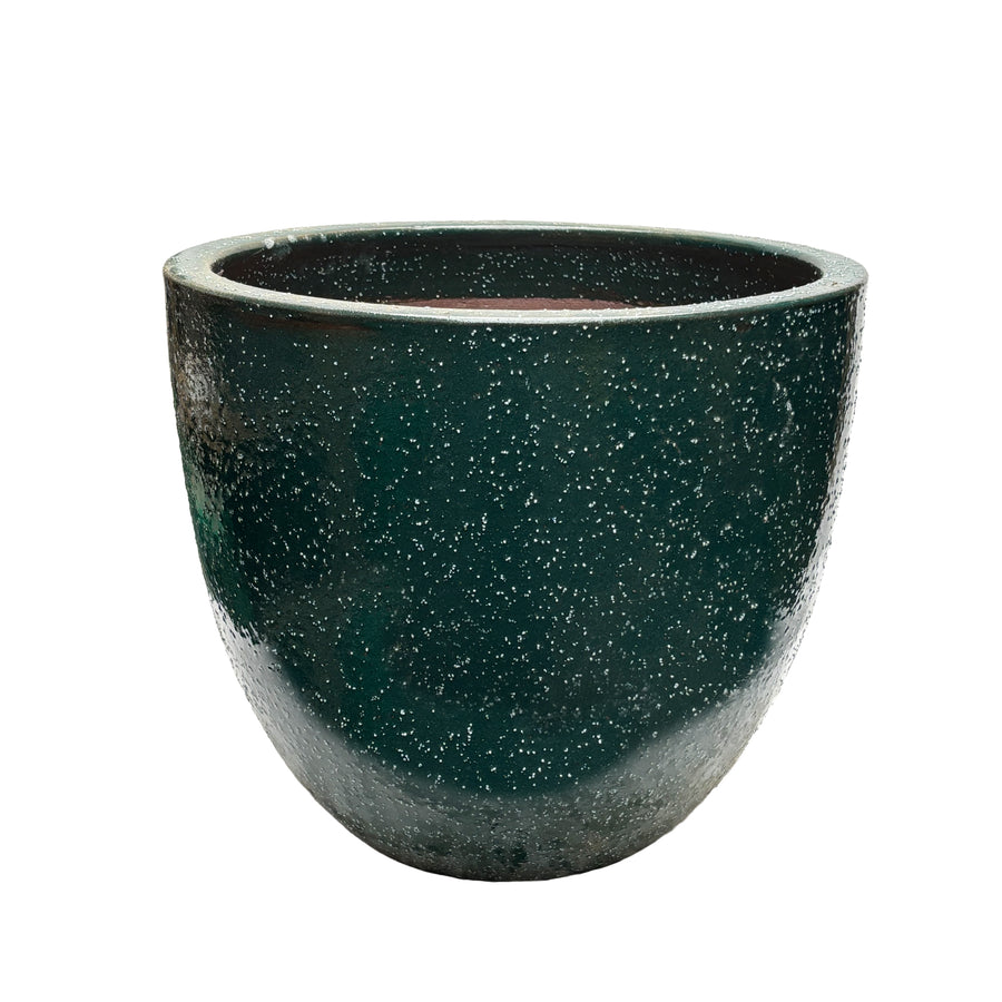 Neutral Egg Pot Blue Diamond